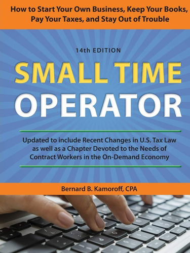 Libro Small Time Operator-bernard B, Kamoroff C, P, A-en Ing