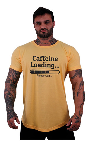 Camiseta Longline Mxd Caffeine Loading Workout