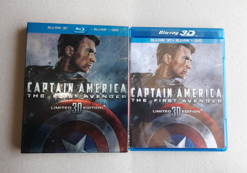 Capitán America El Primer Vengador Bluray 3d