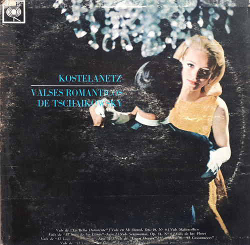 Andre Kostelanetz - Valses Romanticos De Tschaikowsy B Lp