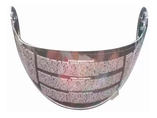 Visor Zeus Integral Gj 806 Cristal / Espejado 12 Cuotas