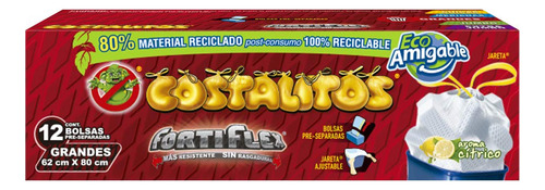 Costalitos Fortiflex V803a Bolsas Para Basura Con Jareta,
