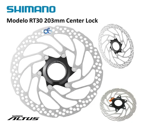 Disco Rotor Freno Bicicleta Shimano Rt30 203mm Center Lock