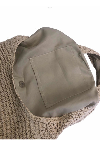 Bolsa Playa Moda Tejida. Bolsa Boho Rafia Al Hombro Borlas