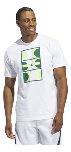 Remera adidas Global Court De Hombre - In6368 Energy