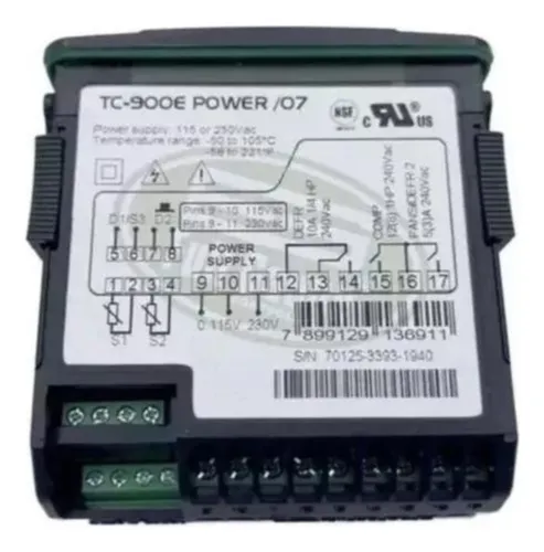 Controlador De Temperatura Completo 115/230 V Tc900e Power