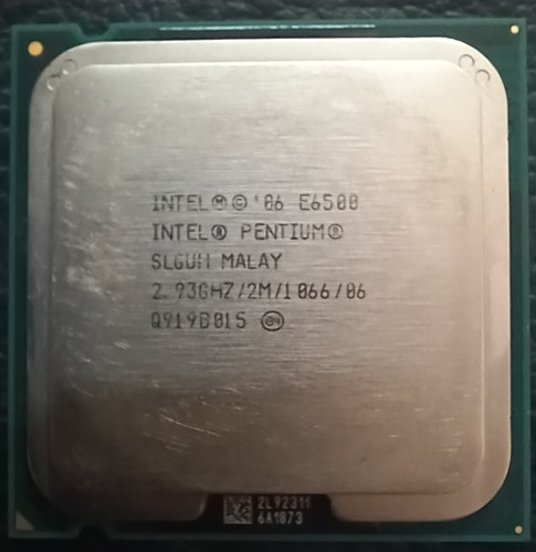 Micro Procesador Intel Pentium E6500 775 2.93 Ghz
