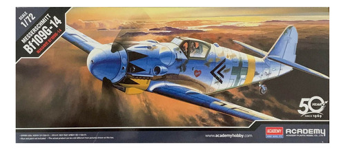 Academy Mrc Messerschmitt Bf109G-14 12454 1:72 59