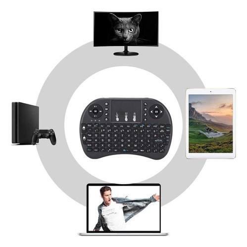 Mini Teclado Inalámbrico Con Panel Táctil, Teclado Portátil