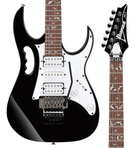 Guitarra Elétrica Ibanez Jem Jr Steve Vai Signature Preta Bk