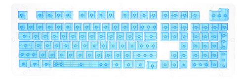 Juego De Teclas Mecánicas Semitransparentes Para Teclado De