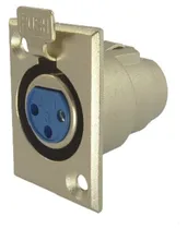 Comprar Ficha Conector Hembra Canon 3 Pines P\u002F Chasis Svp561 X 10 U