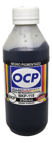 Tinta Alemana Ocp Para Epson L4260 L6270 L14150 X250ml. Negro Pigmentado