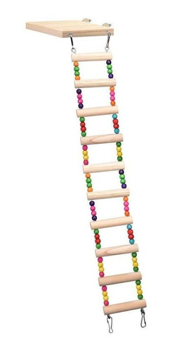 Escalera De Escalada De Madera Para Loro, Hámster, Juego De