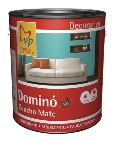 Pintura De Caucho Marfil Safari Mate Domino