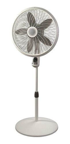 Imagen 2 de 3 de Ventilador de pie Lasko 1885 light grey con 5 aspas, 18" de diámetro 120 V