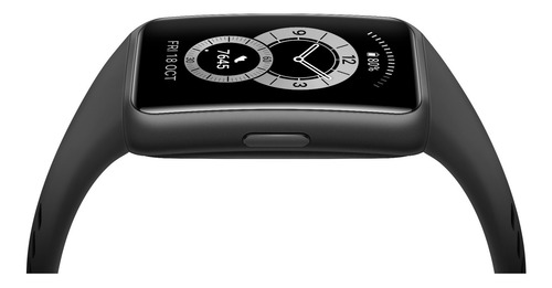 Imagen 4 de 4 de Huawei Band 6 1.47" caja de polímero dark gray, malla graphite black de silicona FRA-B19