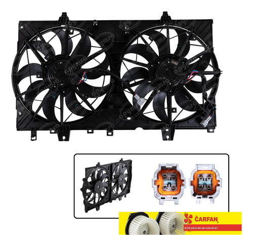 Ventilador Radiador Nissan Xtrail Rogue 2.5l 2015