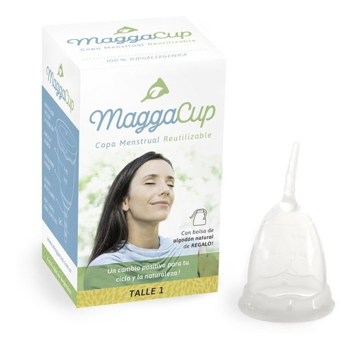Copita Copa Menstrual Reutilizable Maggacup + Bolsa Regalo