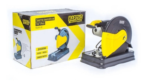 Imagen 4 de 5 de Sierra Cortadora Sensitiva 350mm 2000 W Prof. 2.7hp Barovo