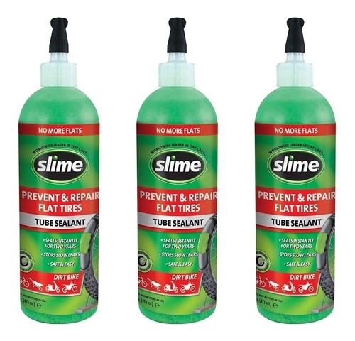 Kit 3 Tres Antipinchaduras Slime Sellador 16oz Con Camara