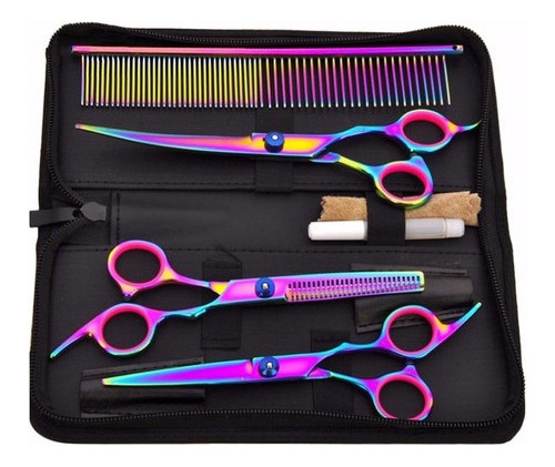 Kit De Tijeras De Corte De Pelo Para Mascotas