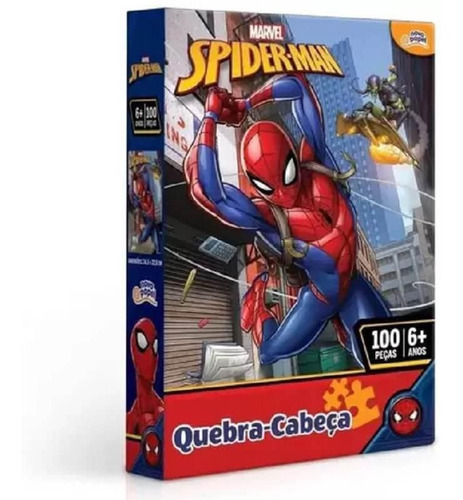 Quebra Cabeça 100 Peças Homem Aranha 8013 - Toyster