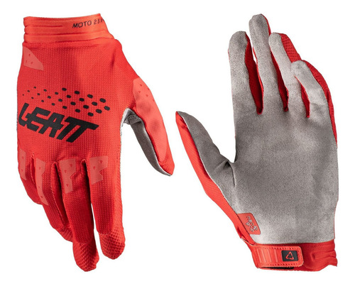 Guantes Motocross Leatt - Moto 2.5 X-flow Red - Rojo Talle S