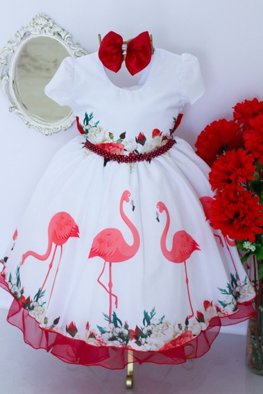 roupa infantil de flamingo