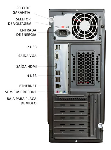 Cpu Computador Escritório I5 Ssd 240gb 8gb (wi-fi)oferta