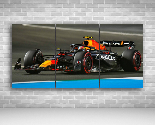 Cuadro De Aluminio Sergio Perez Red Bull Checo Formula Uno