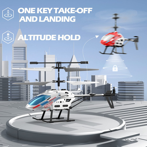 Helicóptero Deerc 3.5 Ch Altitude Hold Control Remoto Rc Color