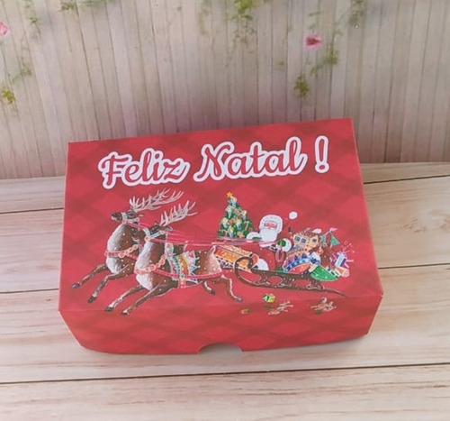 Imagem 5 de 5 de 30 Caixas Natal Para 6 Doces