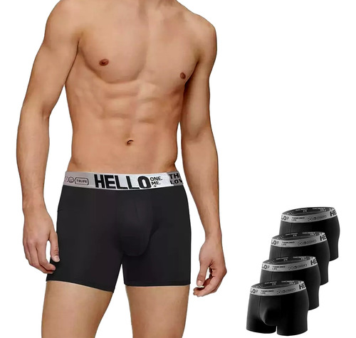 4pz Boxers Caballero Hombre Calzoncillos Pack Algodón Cómodo