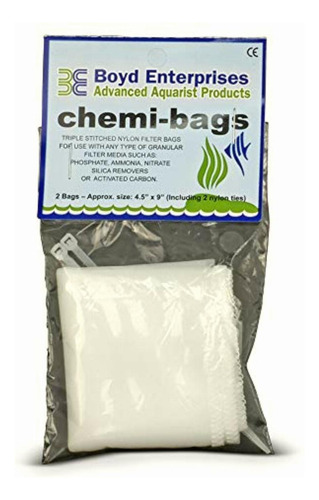 Boyd Enterprises Abe16720 2-pack Chemi-bags With Ties For