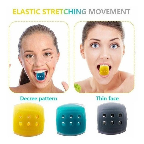 Imagen 5 de 8 de 3 Piezas De Tonificación Bola Facial Pop Jawrsize Ejercitado