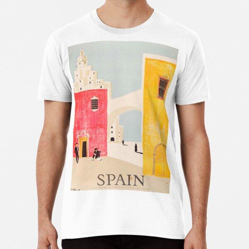 Remera Viajes Vintage España Algodon Premium