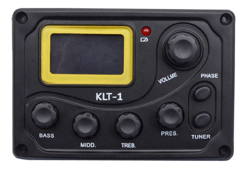 Guitarra Acústica Preamplificador Piezo Pickup Eq