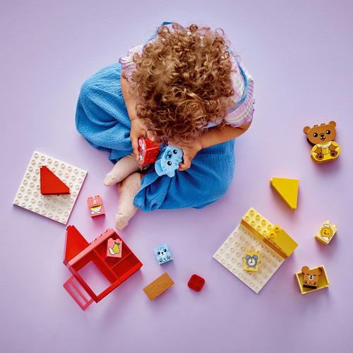 LEGO® DUPLO® Mi Primer Rutinas Diarias: Comer y Dormir Juguete basado en el juego de interpretación para el desarrollo social y emocional 10414