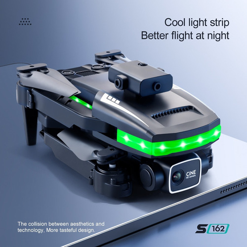S162 Mini Drones Profesionals Con Cámara 4k Y Luz Led