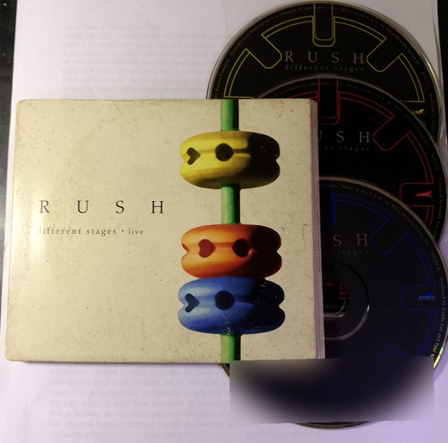 Cd Rush Different Stages Triple 1998 Digipack 