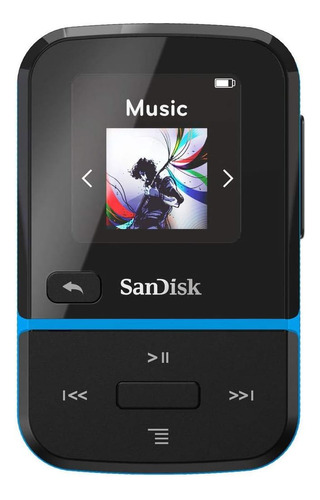 Reproductor Mp3 Sandisk Clip Sport Go De 32 Gb, Azul - Panta