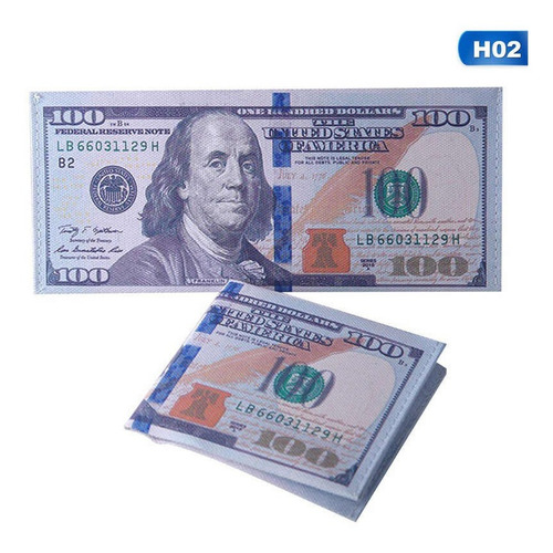 Billetera Diseño 100 Dolares X 5 Unidades