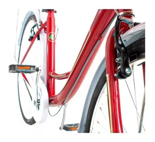Imagen 2 de 10 de Bicicleta Mujer Rodado 26 Paseo Canasto Lamborghini 7160