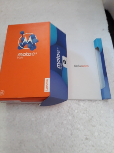 Caja De Motoe4 Plus  16gb Gris Metálico Vacía  