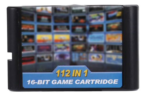 Cartucho De Juego 112 En 1, Cartucho De Juego De 16 Bits Par