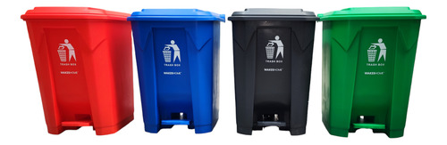 Basurero Cubo De Basura Contenedor De 80 Litros