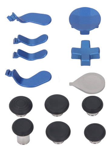 Juego De Palancas Blue Controller De Acero Inoxidable Y Goma