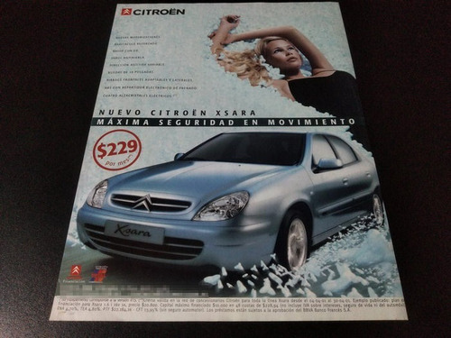 (pf242) Publicidad Claudia Schiffer * Citroen (Usado)