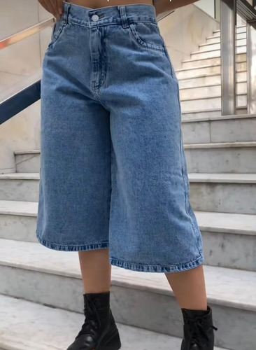 Bermuda Oversize Jean Mujer - Moda Verano 2025